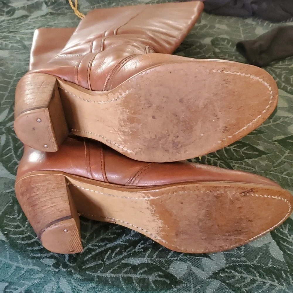 Vintage Dexter Campus Knee high Boots 7 1/2M - Picture 5 of 9